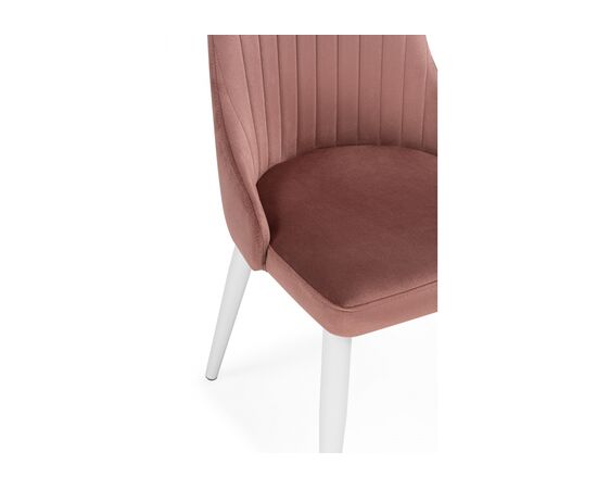 Стул на металлокаркасе Kora dark pink / white, изображение 6 | Интернет магазин мебели и декора LifeDekor
