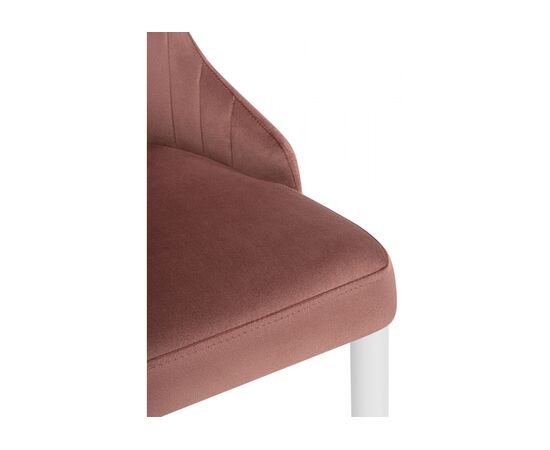 Стул на металлокаркасе Kora dark pink / white, изображение 7 | Интернет магазин мебели и декора LifeDekor