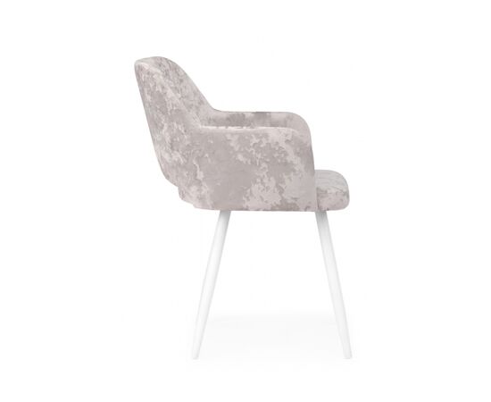 Стул на металлокаркасе Эолин 360 латте (simple 008) / белый, изображение 4 | Интернет магазин мебели и декора LifeDekor