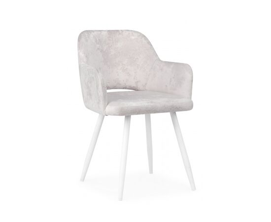 Стул на металлокаркасе Эолин светло-бежевый (simple 011) / белый | Интернет магазин мебели и декора LifeDekor