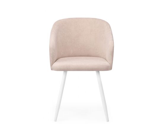 Стул на металлокаркасе Монер 360 латте (glory 10) / белый, изображение 3 | Интернет магазин мебели и декора LifeDekor