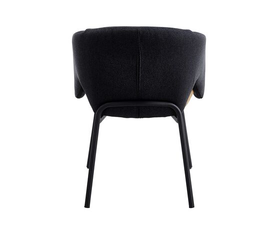 Стул обеденный Afrida рогожка тёмно-синий терракот, изображение 4 | Интернет магазин мебели и декора LifeDekor