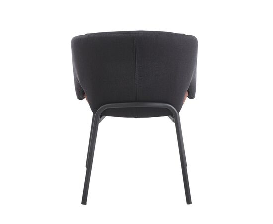 Стул обеденный Afrida рогожка черный бордо, изображение 4 | Интернет магазин мебели и декора LifeDekor