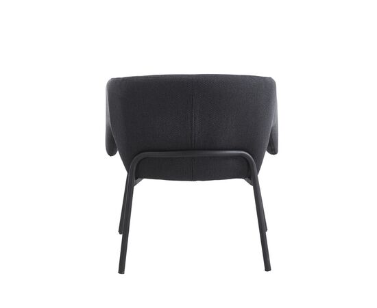 Кресло лаунж Afrida рогожка тёмно-синий горчичный, изображение 4 | Интернет магазин мебели и декора LifeDekor