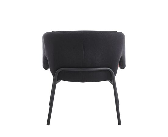 Кресло лаунж Afrida рогожка черный бордо, изображение 4 | Интернет магазин мебели и декора LifeDekor