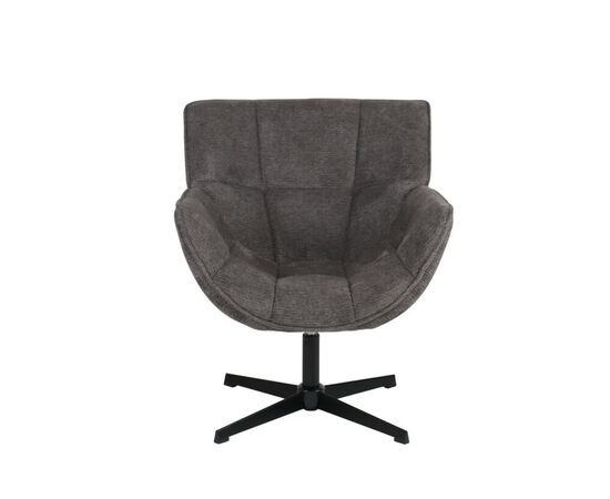 Кресло Konfele темно-серый шенилл, изображение 3 | Интернет магазин мебели и декора LifeDekor