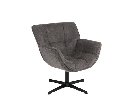 Кресло Konfele темно-серый шенилл | Интернет магазин мебели и декора LifeDekor