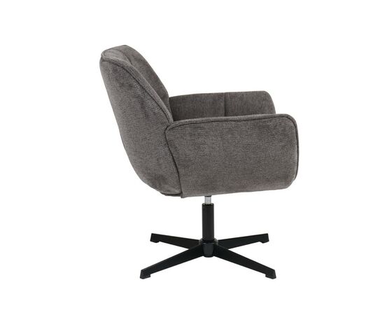 Кресло Konfele темно-серый шенилл, изображение 4 | Интернет магазин мебели и декора LifeDekor