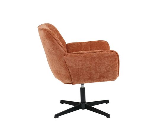 Кресло Konfele терракотовый шенилл, изображение 4 | Интернет магазин мебели и декора LifeDekor