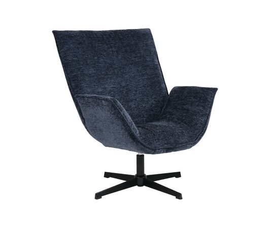 Кресло Hyfel темно-синий шенилл, изображение 2 | Интернет магазин мебели и декора LifeDekor