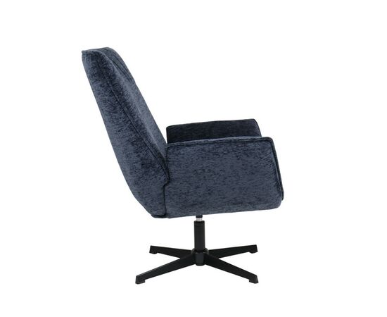 Кресло Hyfel темно-синий шенилл, изображение 4 | Интернет магазин мебели и декора LifeDekor