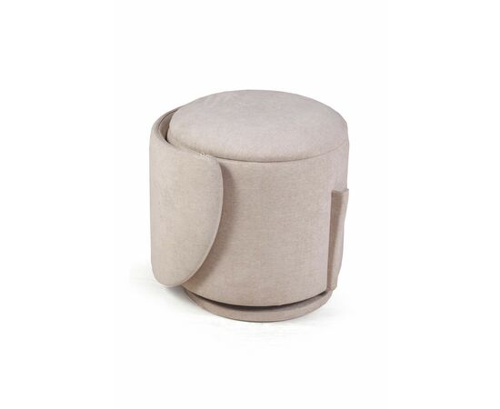 Пуф с кручением Бабл, шенилл puffy бежевый, изображение 6 | Интернет магазин мебели и декора LifeDekor
