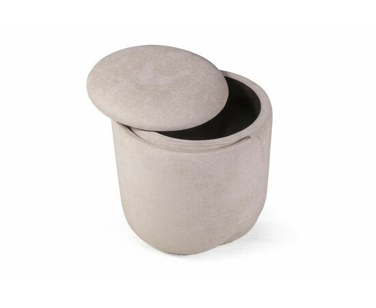 Пуф с кручением Бабл, шенилл puffy бежевый, изображение 10 | Интернет магазин мебели и декора LifeDekor