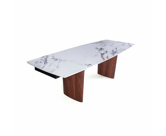 Стол раскладной Луна 160 (40+40), керамика, изображение 5 | Интернет магазин мебели и декора LifeDekor