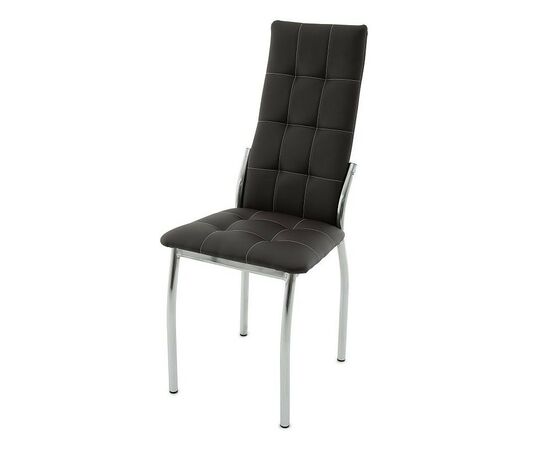 Обеденная группа (Стол Гамбург стекло и 4 стула Чинзано), коричневый, изображение 9 | Интернет магазин мебели и декора LifeDekor