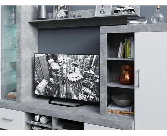 Стенка «Джерси», Дуб Ателье светлый, изображение 9 | Интернет магазин мебели и декора LifeDekor