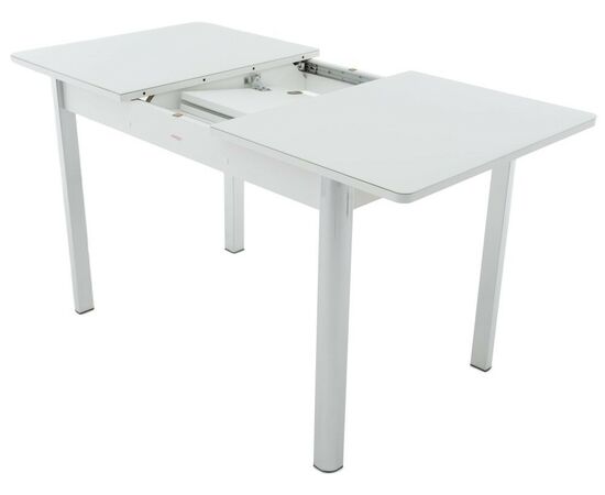 Стол «Гамбург» стекло СВ, белый, изображение 3 | Интернет магазин мебели и декора LifeDekor