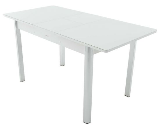 Стол «Гамбург» стекло СВ, белый, изображение 4 | Интернет магазин мебели и декора LifeDekor