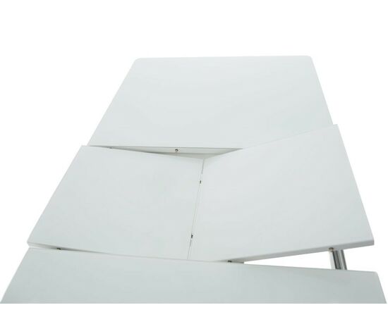 Обеденная группа (Стол Гамбург стекло и 4 стула Чинзано), белый, изображение 7 | Интернет магазин мебели и декора LifeDekor