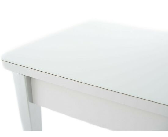 Стол «Гамбург» стекло СВ, белый, изображение 7 | Интернет магазин мебели и декора LifeDekor