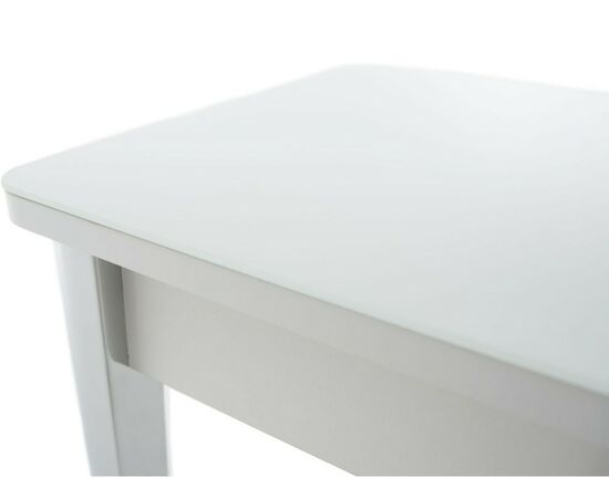 Стол «Гамбург» стекло СВ, белый, изображение 8 | Интернет магазин мебели и декора LifeDekor