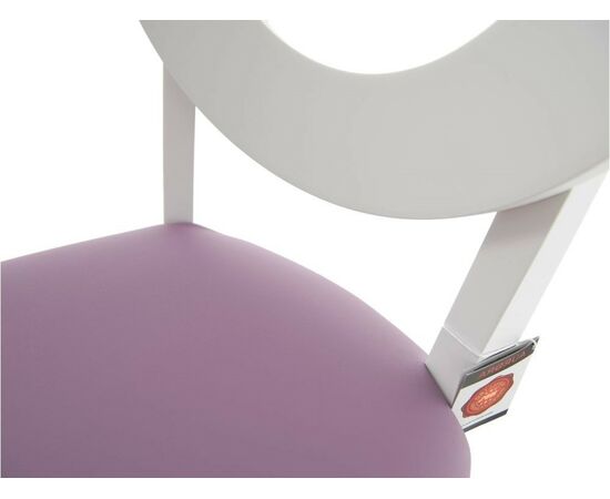 Стул «Коломбо-2» Нитро пурпл, эмаль белая, изображение 10 | Интернет магазин мебели и декора LifeDekor