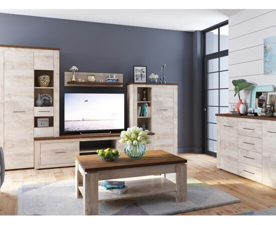 Комод «Мэдисон» 2д4ящ, Дуб эндгрейн/дуб экспрессив бронзовый, изображение 5 | Интернет магазин мебели и декора LifeDekor