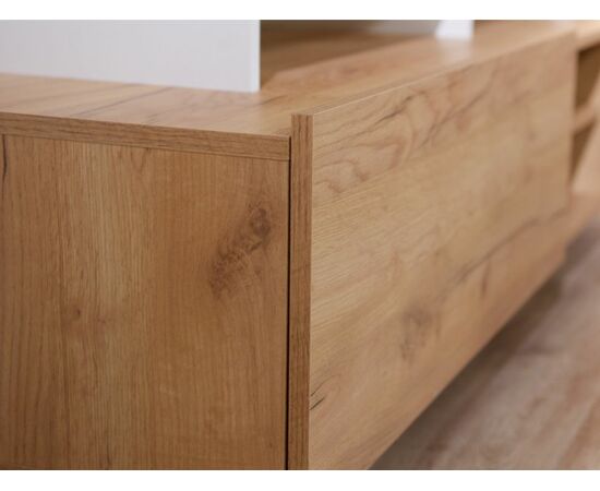 Стенка «Невио-2», Дуб крафт золотой/белый, изображение 5 | Интернет магазин мебели и декора LifeDekor