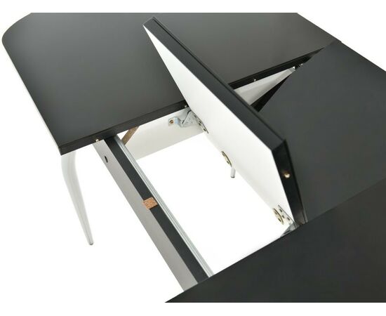 Стол «Ривьера» стекло СВ, черный, изображение 5 | Интернет магазин мебели и декора LifeDekor