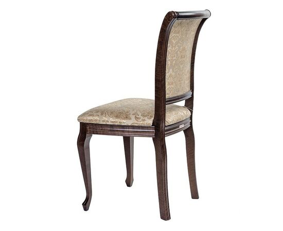 Стул «Кабриоль», Андрис вензель 160 беж, орех темный, изображение 3 | Интернет магазин мебели и декора LifeDekor