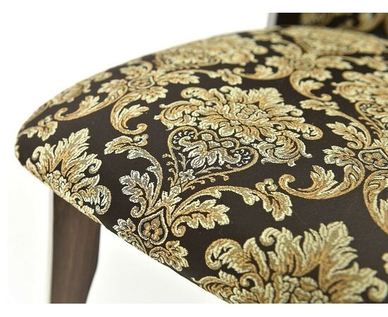 Стул «Тулон» мягкий, Андрис вензель 101-2, орех темный, изображение 6 | Интернет магазин мебели и декора LifeDekor