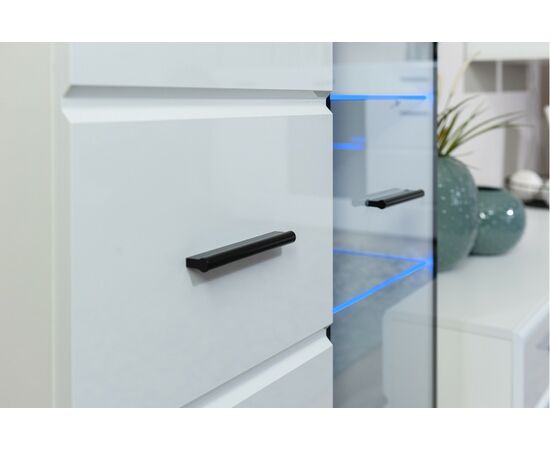 Комод «Йорк» 1д1в, Белый/белый глянец, изображение 7 | Интернет магазин мебели и декора LifeDekor