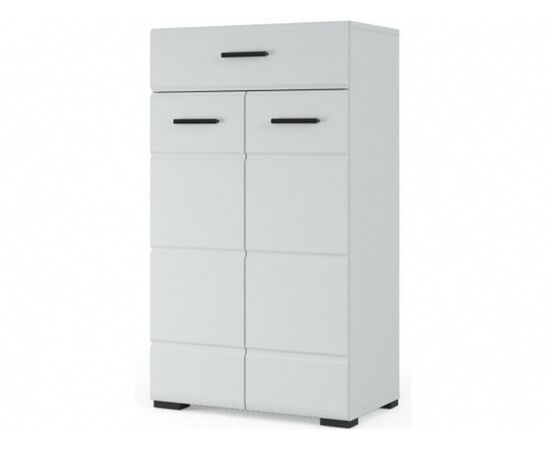 Комод «Йорк» 2дв1ящ, Белый/белый глянец | Интернет магазин мебели и декора LifeDekor