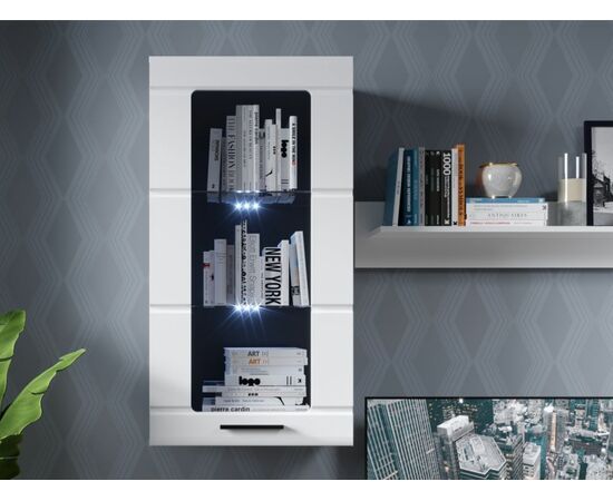 Стенка «Рио-2», Белый жемчуг/белый глянец, изображение 4 | Интернет магазин мебели и декора LifeDekor