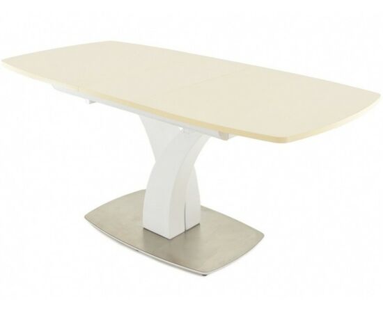 Стол «Нотр Дам» ПМ стекло, молочный | Интернет магазин мебели и декора LifeDekor