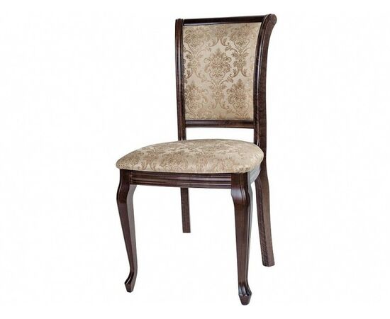Стул «Кабриоль», Андрис вензель 160 беж, орех темный | Интернет магазин мебели и декора LifeDekor