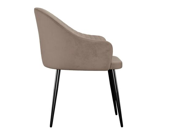 Стул DikLine 440М C43 капучино, ножки черные, изображение 4 | Интернет магазин мебели и декора LifeDekor