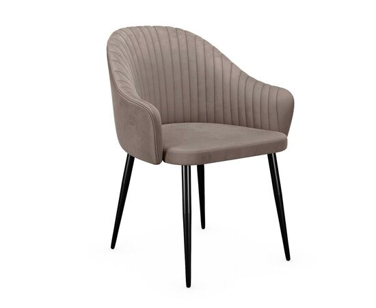 Стул DikLine 440М C43 капучино, ножки черные | Интернет магазин мебели и декора LifeDekor