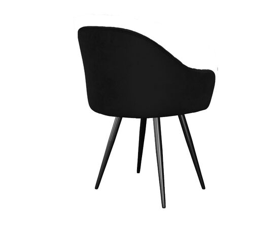 Стул DikLine 439М поворотный, K21 черный, ножки черные, изображение 4 | Интернет магазин мебели и декора LifeDekor