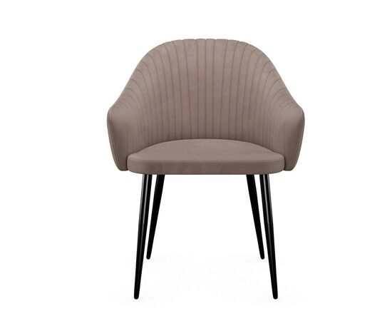 Стул DikLine 440М C43 капучино, ножки черные, изображение 2 | Интернет магазин мебели и декора LifeDekor