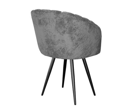 Стул DikLine 442М поворотный, M14 серый, ножки черные, изображение 2 | Интернет магазин мебели и декора LifeDekor