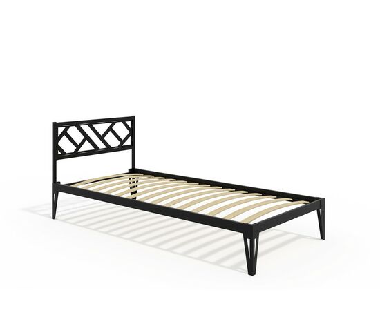 Кровать КМД 47 АЙРИС 900, черный, изображение 6 | Интернет магазин мебели и декора LifeDekor