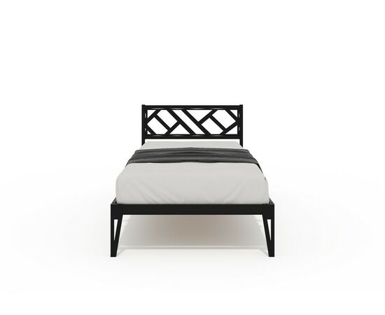 Кровать КМД 47 АЙРИС 900, черный, изображение 4 | Интернет магазин мебели и декора LifeDekor