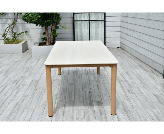 "Кейптаун" стол обеденный из алюминия, столешница из искусственного камня, изображение 3 | Интернет магазин мебели и декора LifeDekor