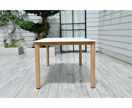 "Кейптаун" стол обеденный из алюминия, столешница из искусственного камня, изображение 4 | Интернет магазин мебели и декора LifeDekor