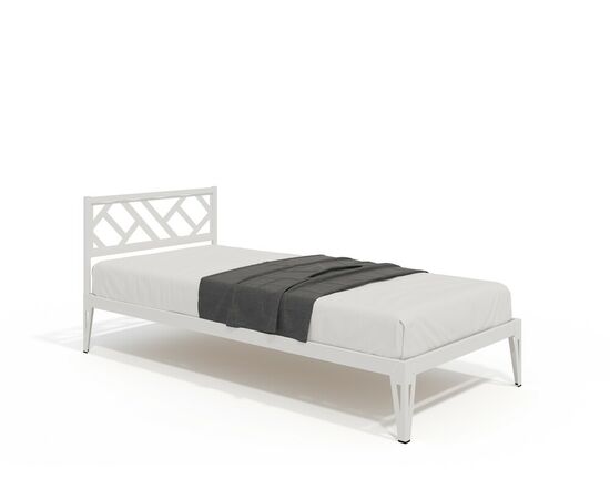 Кровать КМД 47 АЙРИС 900, белый, изображение 3 | Интернет магазин мебели и декора LifeDekor