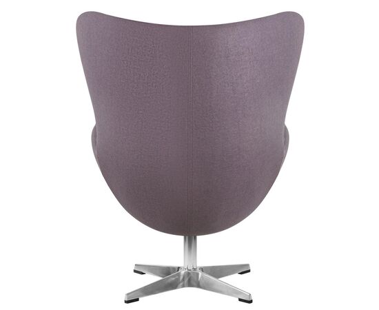 Кресло дизайнерское DOBRIN EGG, серая ткань AF7, Вариант: серая ткань AF7, изображение 5 | Интернет магазин мебели и декора LifeDekor