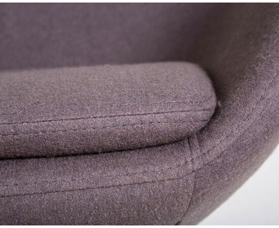 Кресло дизайнерское DOBRIN EGG, серая ткань AF7, Вариант: серая ткань AF7, изображение 11 | Интернет магазин мебели и декора LifeDekor