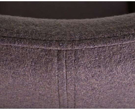 Кресло дизайнерское DOBRIN EGG, серая ткань AF7, Вариант: серая ткань AF7, изображение 12 | Интернет магазин мебели и декора LifeDekor