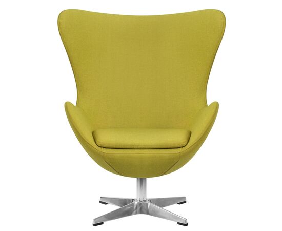 Кресло дизайнерское DOBRIN EGG, светло-зеленая ткань AF3, Вариант: светло-зеленая ткань AF3, изображение 6 | Интернет магазин мебели и декора LifeDekor